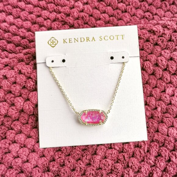 Collana Kendra Scott Elisa turchese Kyocera opale tono canna di fucile